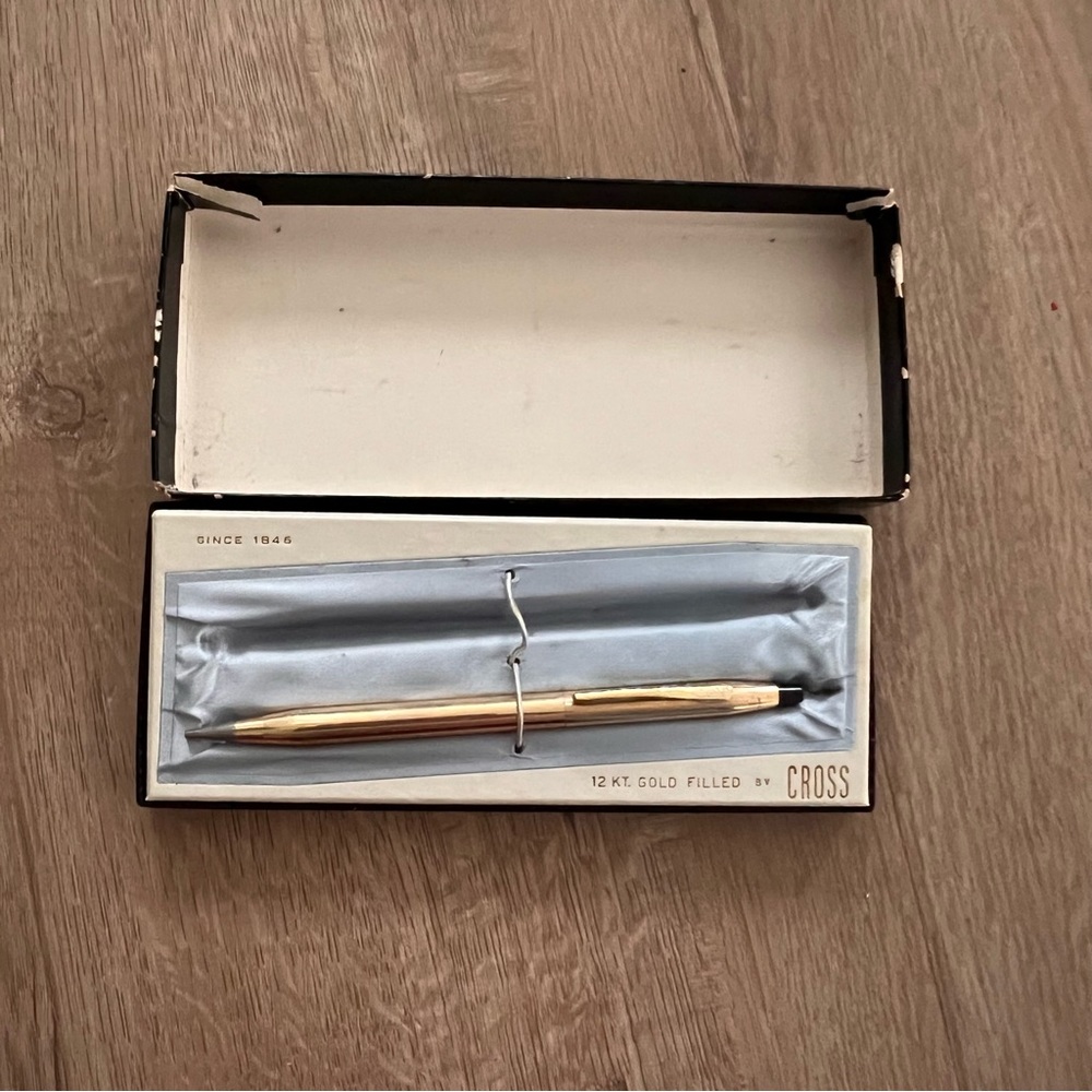 Vintage Cross 1/20 12k Gold Filled‎ Pencil Only With Original Box